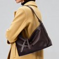 thumbnail image 5 of Genuine Leather Hobo Bag, Women's Grainy Underarm Shoulder Crossbody Purse, 5 of 9