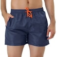 thumbnail image 1 of Pantalones cortos de natación Lars Amadeus con forro de malla Azul marino 30, 1 of 6