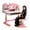 Pink #6, variant on Floseru Kids Desk and Chair Set, Study Table and Chair, Desk for Kids, Children's Desks with Golden Distance Design, Homeschooling Writing Desk with Desktop for Boys and Girls