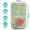 thumbnail image 5 of Vintage Wooden Plank Daisy Coffee Drainer Mat - Rustic Design, Coffee Drying Mat, 19.5x12in - Fast Drying for Kitchen, 5 of 7