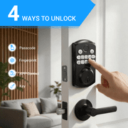 TOPVISION Fingerprint Door Lock, Smart Deadbolt Lock for Front Door, Keyless Entry, App Remote Control, Auto Lock