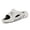 Grey, variant on Slides For Men Breathable Open Toe Massage Footbed Mens Slides Lightweight Non Summer Slippers Vacation Casual Beach Sandals Black