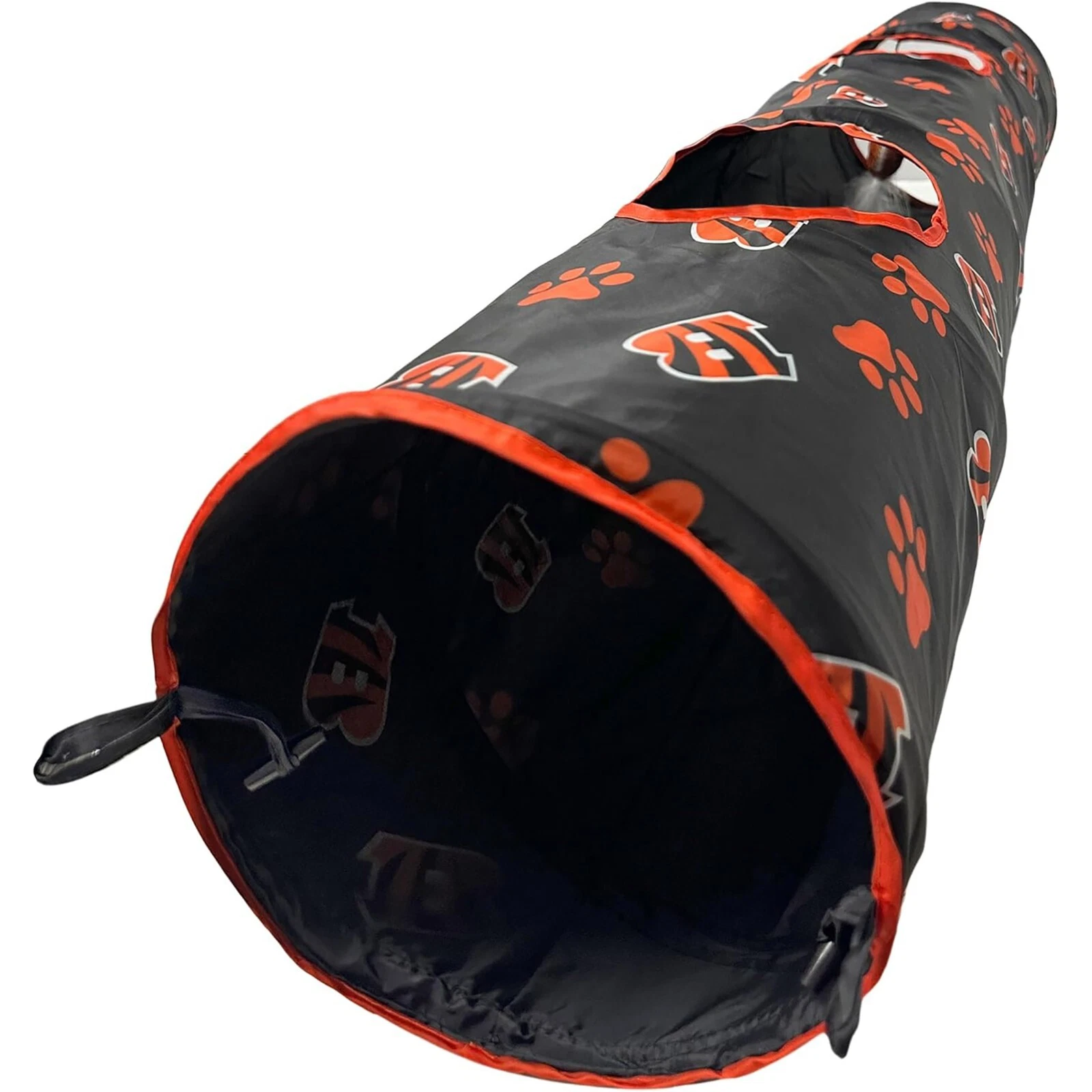 Pets First NFL Cat Tunnel Tube Toy & Plush Football Toy Filled with Catnip