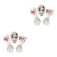 thumbnail image 3 of Bearachild Decoración de calavera de Halloween Unisex, accesorio de fiesta fácil de usar, accesorios de decoración de Halloween, una mancha de Viejo mancha de sangre 2Conjunto, 3 of 6