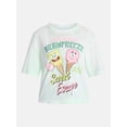 thumbnail image 5 of SpongeBob SquarePants Women's Ice Cream Skimmer Tee with Short Sleeves, XXS-XXL, 5 of 5