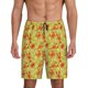 thumbnail image 1 of Balery Crab Lobster Pantalones cortos de pijama de punto de algodón para hombre con cinturilla y bolsillos-X-Large, 1 of 6
