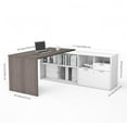 thumbnail image 2 of Bestar i3 plus L-Desk with Two Drawers, 2 of 3