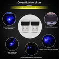 thumbnail image 4 of Kit de iluminación ambiental para automóvil con 5 luces LED blancas, minikit de iluminación ambiental interior enchufable de 5 V para automóviles, computadoras portátiles y puertos USB., 4 of 5