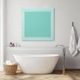 thumbnail image 6 of Wall Art Prints, Bluish Green Greek Key Framed Canvas Prints for Bedroom Living Room Bathroom Office, Geometric Greece Ancient Farmhouse Geo Gallery Wrap Wall Art Poster for Gifts Home Decor 16"x16", 6 of 9