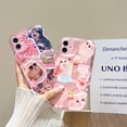 thumbnail image 4 of Redmi A1 12C Note 12 11 10 9 Pro 10C 12 4G 10 9A 9T 9C Xiaomi Lite Poco X3 3D Wave Pink Kitten Ilustración Transparente Funda De Teléfono Protección Suave Cubierta Trasera, 4 of 4