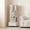 3 Tier-White, variant on 3 Tier Rotating Bookshelf with Drawer, 360° Display Spinning Corner Bookcase with Wheels, Storage Rack for Small Spaces, Narrow Wood Book Shelf for Bedroom Living Room Study