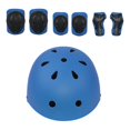 thumbnail image 4 of 7Pcs Knee Pads Elbow Pads Wrist Guards Protective Gears Kids Bike Helmet Set for Blue, 4 of 8