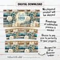 thumbnail image 2 of Books are my love language 40oz Quencher tumbler sublimation Teal gold Flower Reading Librarian Floral template, 2 of 3