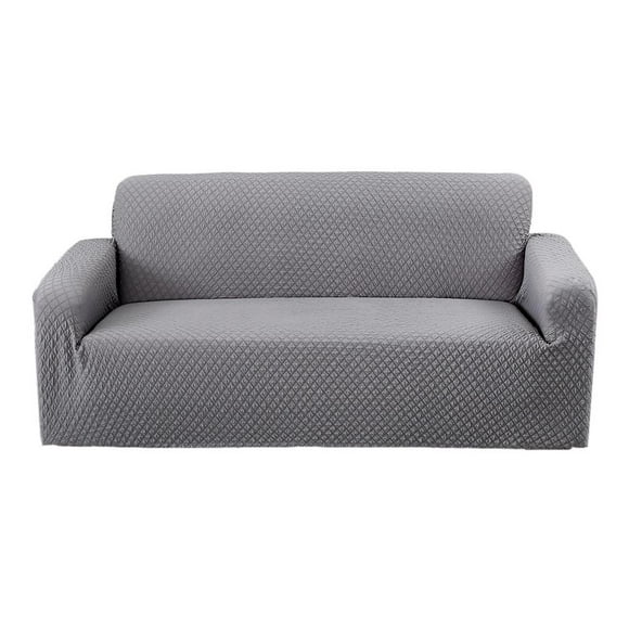 Fully Covered High Stretch Water Knitted All-inclusive Stylish Sofa Cover Protector Gray
