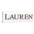 thumbnail image 1 of ARTCANVAS LAUREN Girls Name Room Decor Canvas Art Print - Size: 36" x 12" (0.75" Deep), 1 of 9