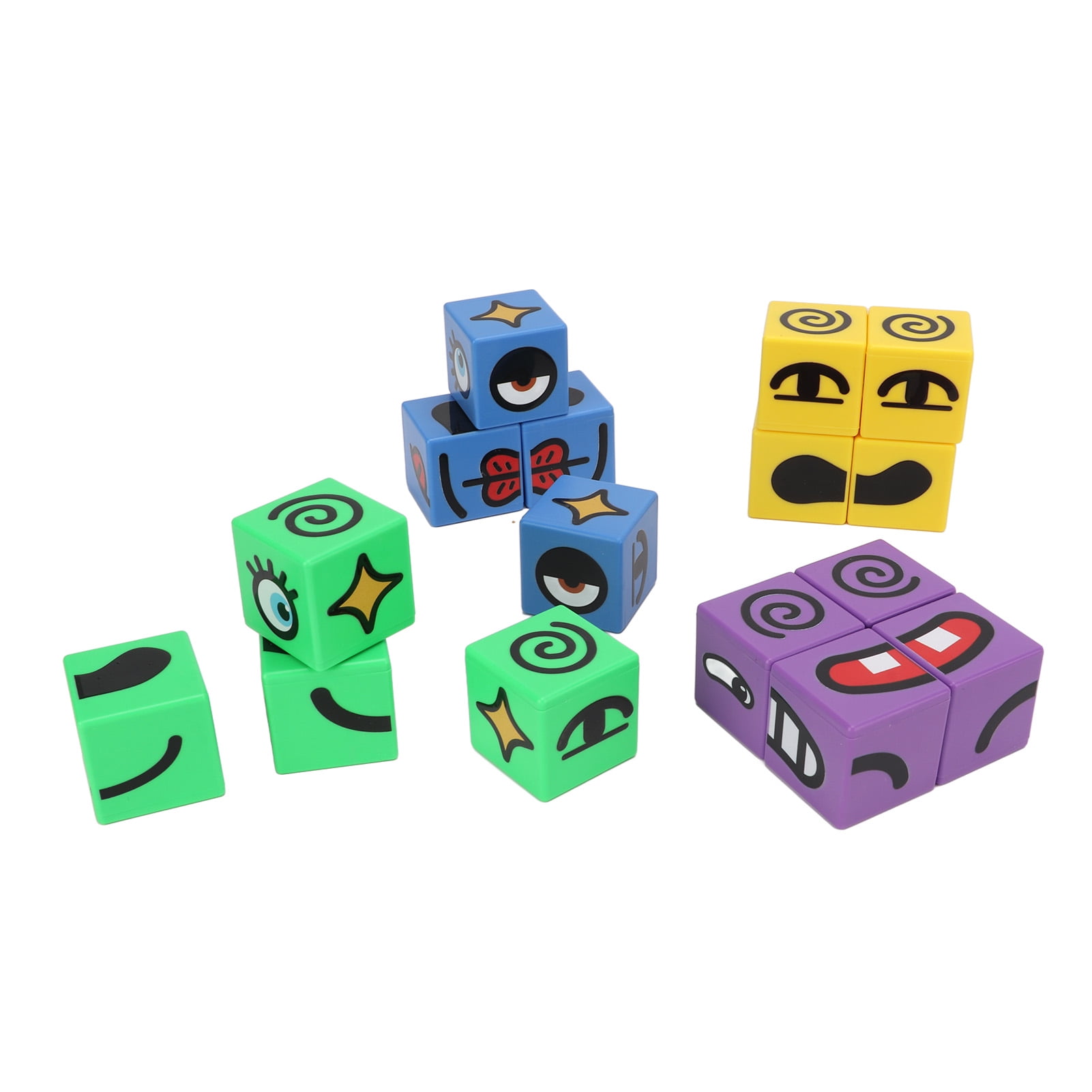 Face Changing Building Blocks, Interactive Nontoxic Expressions Matching   for Home
