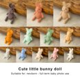 thumbnail image 2 of Newborn Photography Props Knitted Bunny Background Washable Infant Boys Girls Rabbit Shape Prop Infant Tool Toy Hundred Days Full Moon Studio Type 3, 2 of 6