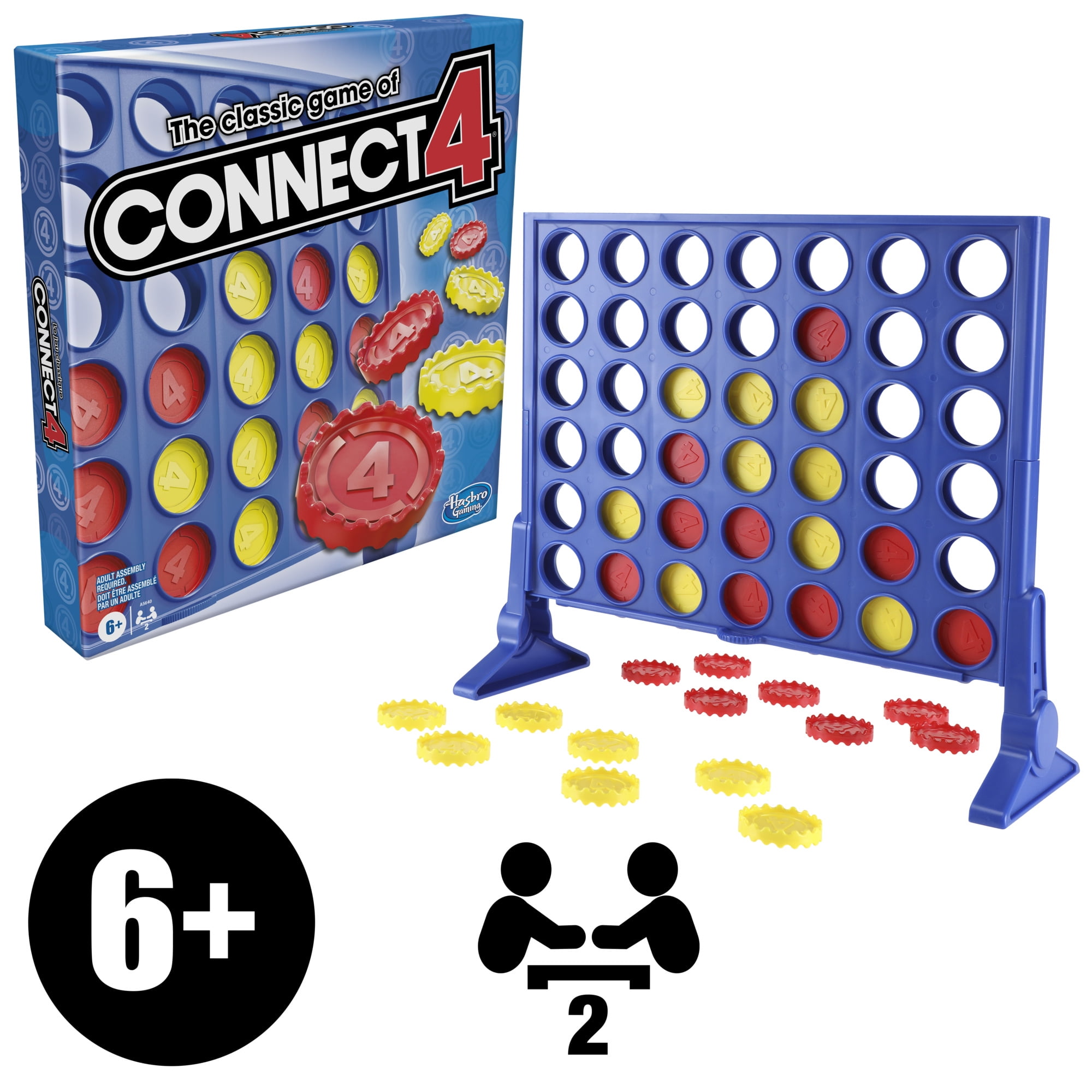 Connect 4 Classic Grid Board Game
