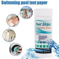 thumbnail image 4 of Hot Tub Test Strips, 4-in-1 Pool and Spa Test Strips for Total Alkalinity & pH & Free Chlorines & Bromine - 50Pcs Quick Accurate Results Spa & Pool Water Test Kit, 4 of 6
