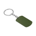 thumbnail image 2 of Paquete 250 piezas Llavero metálico tipo placa militar satinada-ZENTRIX verde 3 x 5, 2 of 4