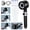 Black, variant on Ion Drops Shower Head, High Pressure Shower Head and Hose Set with 4 Filters, 59‘’ Hose & Bracket, 4 Spray Modes & Pause Switch, Ion Drops Filtered Showerhead with Handheld, Gray