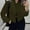 Army Green, variant on Sakmal Barn Coat Plus Size Pink Jacket Outerwear Womens Tops L