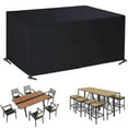 thumbnail image 1 of Housses de Meubles de Jardin 420d Imperméables Housse de Table de Jardin Housses de Table Extérieures Housse de Protection pour Meubles d'Extérieur, 1 of 5