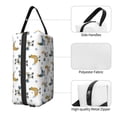 thumbnail image 3 of Goofa Farm Roosters Printed Toiletry Bag with Handle,Large Capacity Travel Makeup Cosmetic Bag for Women, Carry on Airport Airline Compliant Bag, 3 of 9