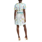 Maje womens Flutter Sleeve Mini Dress, T40