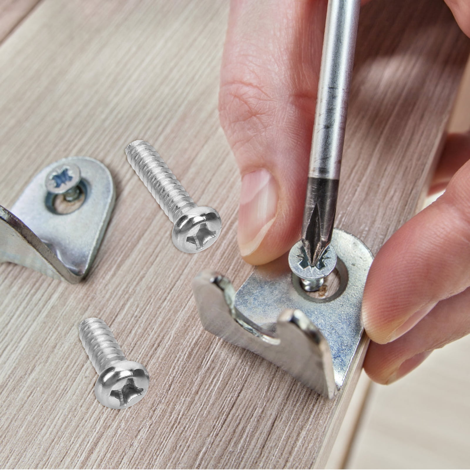 unbranded  Self Tapping Screws for Metal Replacement Screwdriver Concrete Silver