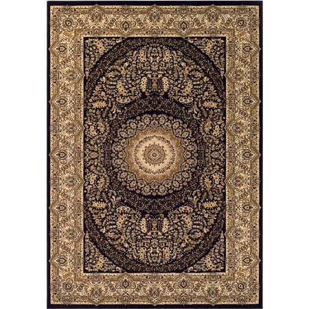 Couristan Antalya Bursa/Noir-Cream Rug