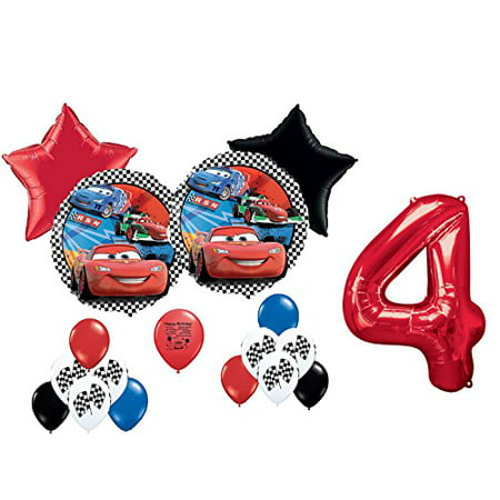 Disney Cars  Party  Supplies  4th Birthday  Party  Balloon 