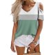 thumbnail image 1 of Fiudx Camisas para Mujer Blusa de Manga Corta con Hombros Descubiertos y Estampado Cómoda Informal para Mujer a La Moda, 1 of 6