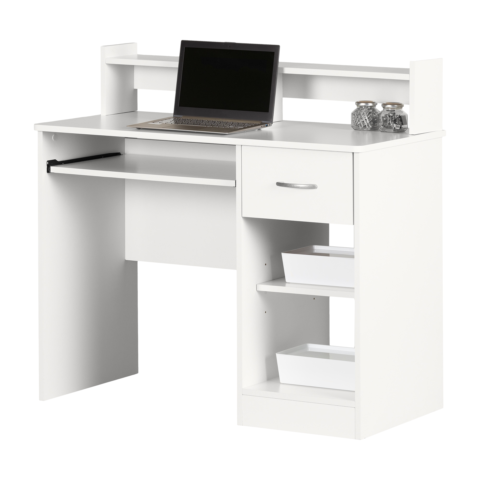 South Shore Axess, Contemporary Desk, Medium Desk White - image 2 of 16