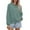 Light Green, variant on ManxiVoo Women's Cowl Neck Relaxed Fit Pullover Sweatshirt Long Sleeve Minimalist Comfort Fall Top L Size Black