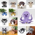thumbnail image 2 of Newsukie, Creative Animal Glasses Holder, Owl Glasses Holder, Creative Animal Eyeglass Holder Stand, Cute Eyeglasses Stand for Desk, Handmade Eye Glass Holder for Table Home Office(Octopus), 2 of 3