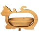 thumbnail image 3 of Cesta de peral, gatos y ratones, cesta plegable de madera, 3 of 7