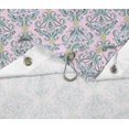 thumbnail image 6 of S4Sassy Pink Vector Design Damask Waterproof Bathroom Shower Curtain With Roller Rings Hook-60 x 75 Inch, 6 of 6