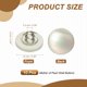 thumbnail image 2 of Botones de costura de concha natural Uxcell, botones redondos de concha de perla con ojal para manualidades DIY 10 mm y 10 paquetes y blanco, 2 of 7