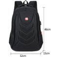 thumbnail image 3 of Mochila para ordenador portátil de negocios para hombre, bolso de viaje impermeable con puerto de carga USB, Bolsa Escolar de 15 pulgadas, resistente al agua, 3 of 4
