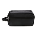 thumbnail image 3 of Leather Toiletry Bag for Men Women Travel Dopp Kit Bathroom Shower Hygiene Bag Makeup Cosmetic Organizer, 3 of 7