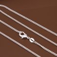 thumbnail image 3 of Sterling Silver Necklace Neck Chain 16/18/20/22/24 inch Gift, 3 of 5
