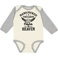 thumbnail image 3 of Inktastic Handpicked for Earth by My Nana in Heaven with Angel Wings Boys or Girls Long Sleeve Baby Bodysuit, 3 of 5