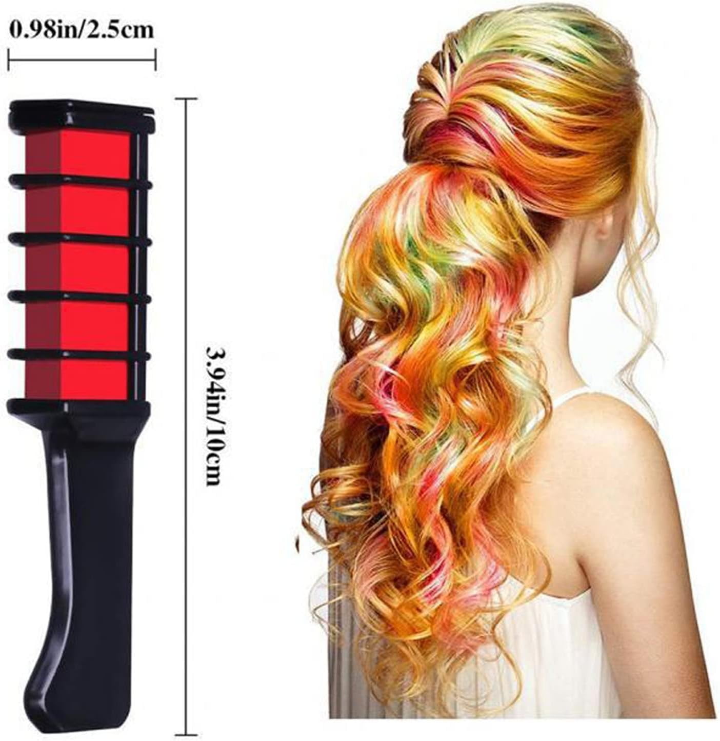 Temporary Hair Dye, Hair Dye Glow in the Dark Paint Can Dye More 55% Hair  Than Hair Chalk on Christmas, Birthday and Music Festival Party Supplies,  Gifts for Girls and Boys