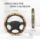 thumbnail image 3 of Fotbe Beach Umbrella Sunset Funda para Volante Universal de 15 pulgadas, Accesorios para Auto para Hombre y Mujer, Protector de Volante Cómodo para SUV y Sedán, 3 of 6