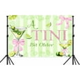 thumbnail image 4 of A Tiny Bit Older Backdrop,Martini Bow Themed Party Decorations,for Girl Women Birthday Bridal Shower Wedding Espresso Martini Bachelorette,Tini Bar Party Decor-10x8FT, 4 of 6