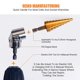 thumbnail image 3 of Impact Grade Power Hand Tools Driver Sockets Adapter Extension Set, 3Pcs Hex Shank Drill Nut Driver Bit Set + 105 Degree Right Angle Driver Extension, 3 of 5