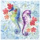 thumbnail image 1 of Cuadros Decorativos Kit de pintura de diamante de taladro redondo completo de caballito de mar DIY 5D artesanía de mosaico (E797) Likrtyny embutido en tela, 1 of 6