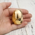 thumbnail image 2 of Handcrafted Waterproof Stainless Steel Small Gold Pet Cremation Urn for Ashes Holder Dog Paw Print Memorial Ash Container Keepsake with Free Gift Pouch, 2 of 9