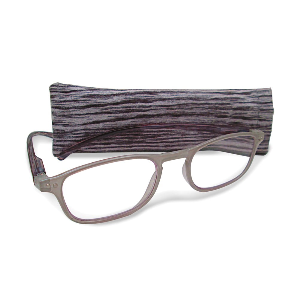 Grey +1.25 Magnification Reading Glasses